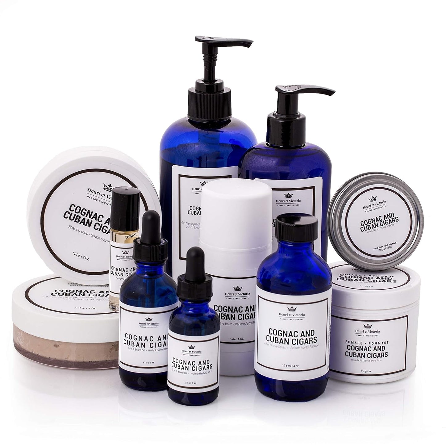 Shaving Soap For Men | Cognac and Cuban Cigars Fragrance | Smooth Shave, Lathers Up Nicely, Long-Lasting Scent | Triple Milled Soap, Canadian Made by Skilled Artisan 114 g (4 oz)