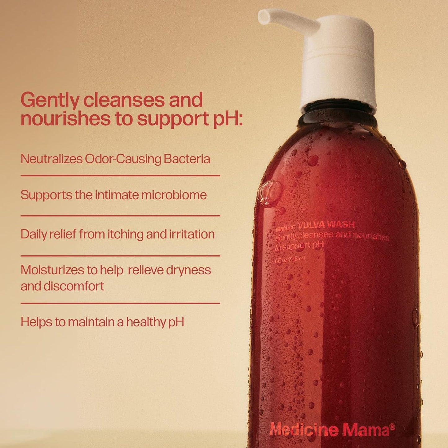 Medicine Mama's Apothecary VMAGIC Gentle Feminine Wash pH Balanced to Cleanse and Rejuvenate Intimate Skin with Chamomile, Collagen, Vitamin E and Sage – Hormone Free – 3 Pack, 8 oz Each