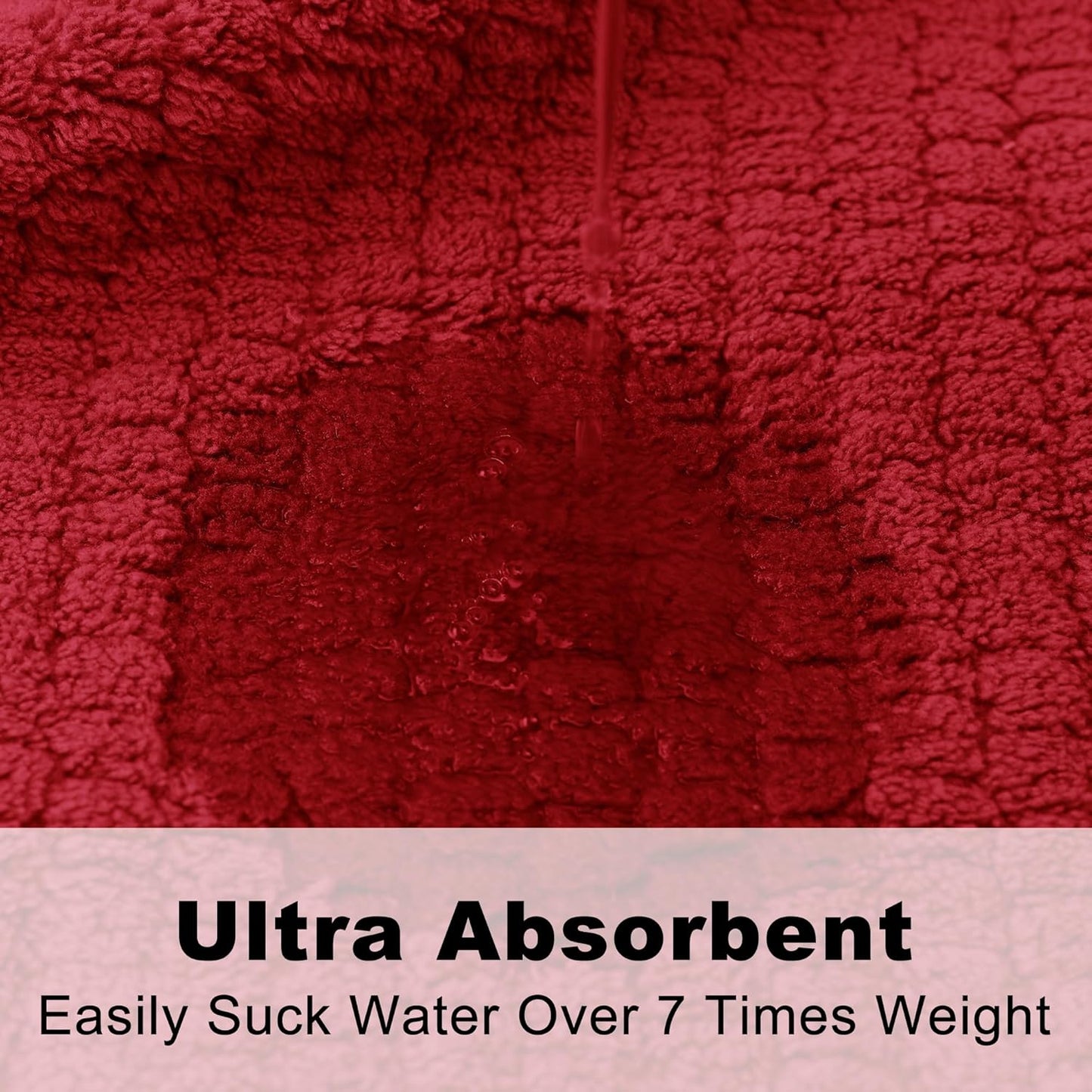 Men's Bathrobes with Hood, Soft Long Towel Robe for Men - Super Absorbent Quick Dry yet Warm