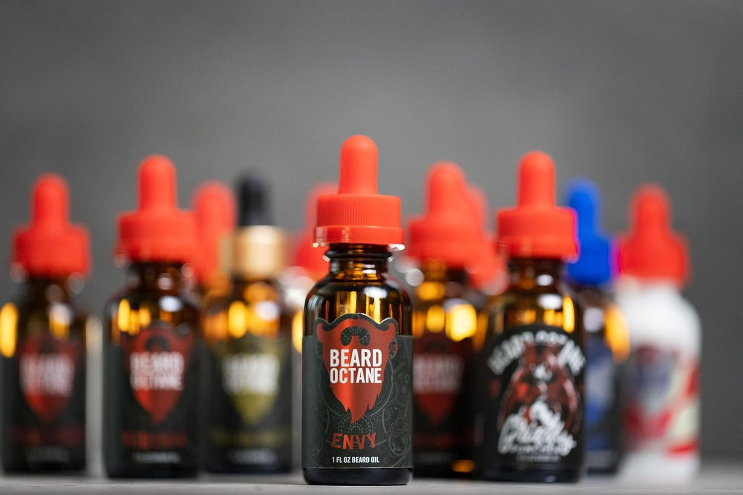 Beard Octane: Nitro - Natural Beard Oil w/Argan Oil - 1 Oz - Promotes Healthy Softer Beards - Made in USA - Premium Handcrafted Beard Care
