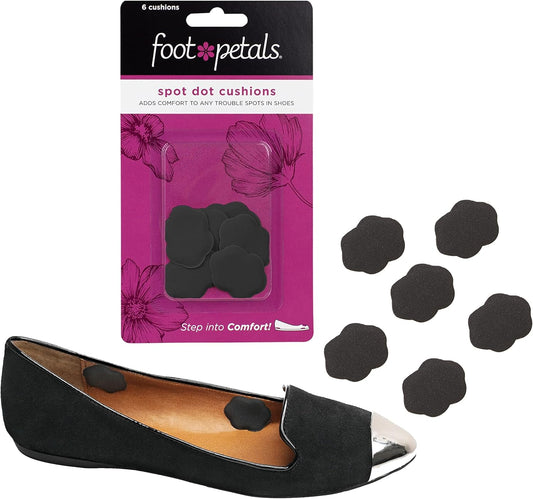 Foot Petals Spot Dot Cushion, Pressure Point Solution for Blister Relief, Rub Protection, Women's Heels, Pumps, Flats