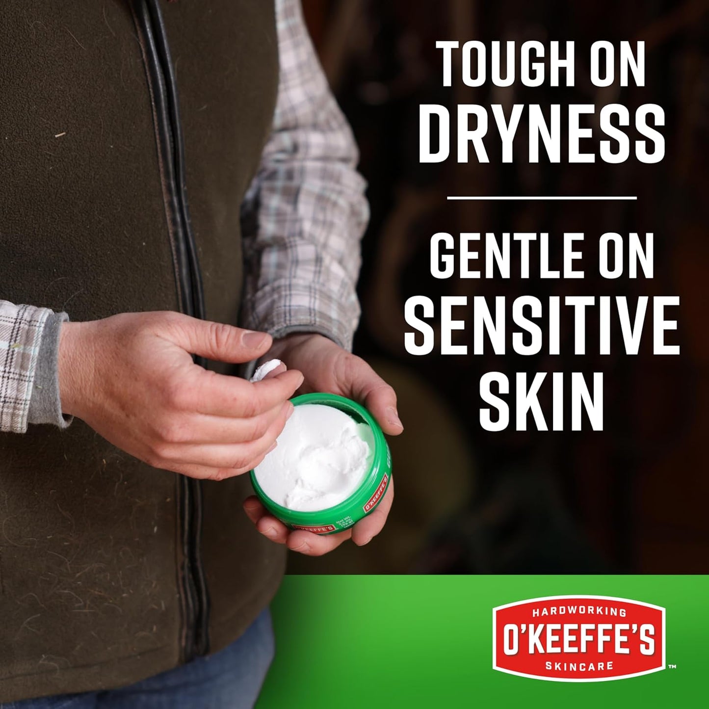 O'Keeffe's Working Hands Hand Cream for Extreme Dryness - 6.8 oz Value Size Jar (12 Pack) - Repairing Skincare for Cracked, Dry Hands