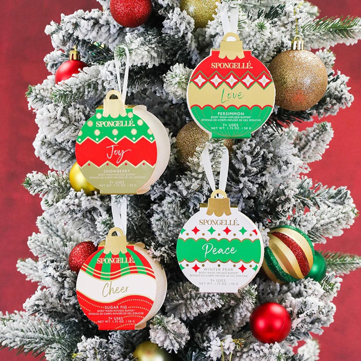 Spongelle Holiday Ornament Assorted Pack