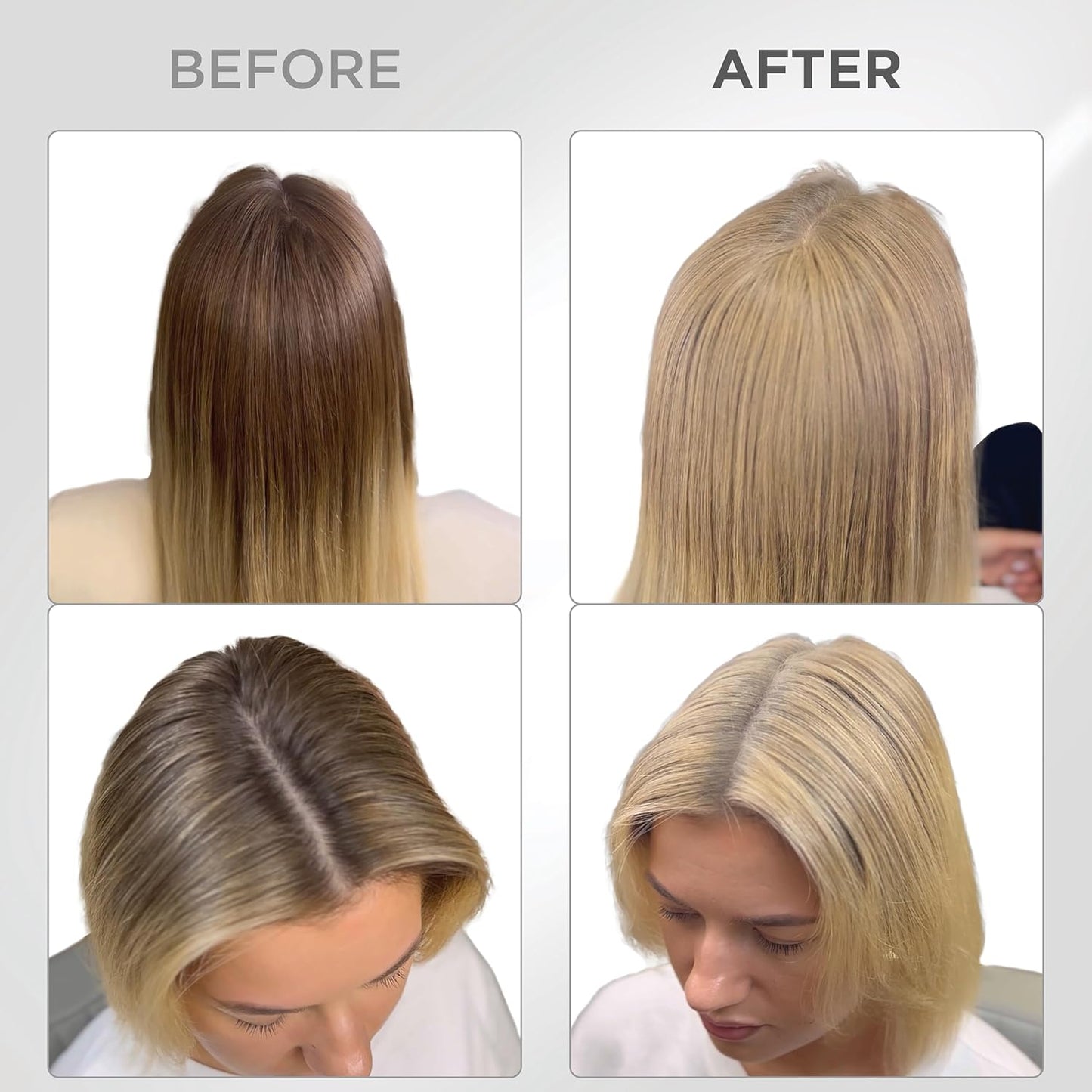 THICK FIBER Root Touch Up & Hairline Powder with Brush (LARGE 10g) – Covers Grey Roots, Thinning Hair & Bald Spots – Sweat & Water Resistant Hair Concealer for Women & Men (Light Blonde)