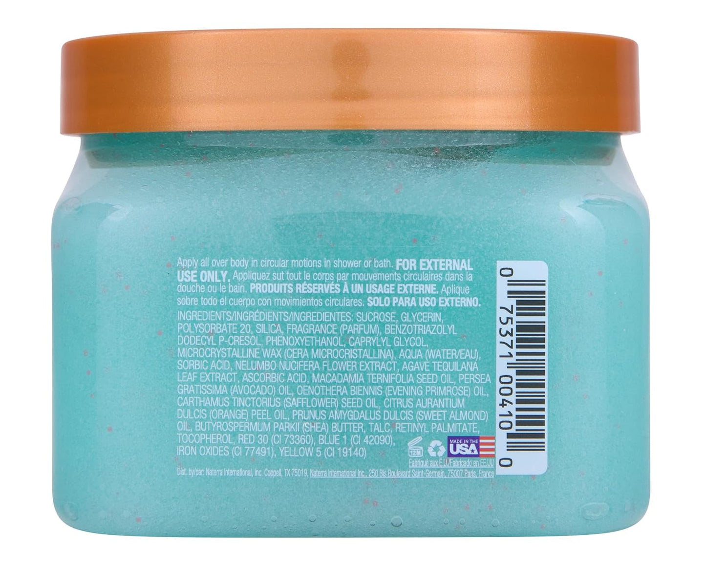 Tree Hut Lotus Water Shea Sugar Scrub, Exfoliating, Hydrating & Moisturizing Body Scrub with Shea Butter & Nourishing Essential Oils, Smooth & Soften Skin, 18 oz