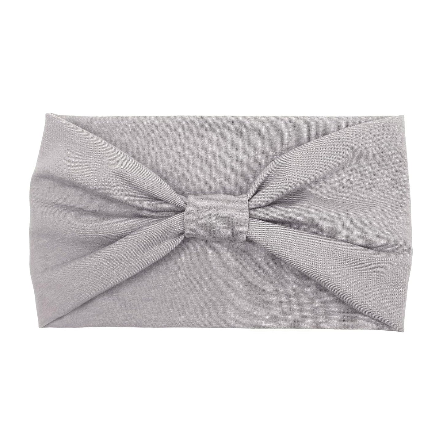 Wide Headbands for Women Black Stylish Head Wraps Boho Thick Hairbands Large African Sport Yoga Turban Headband Hair Accessories (Pack of 4)