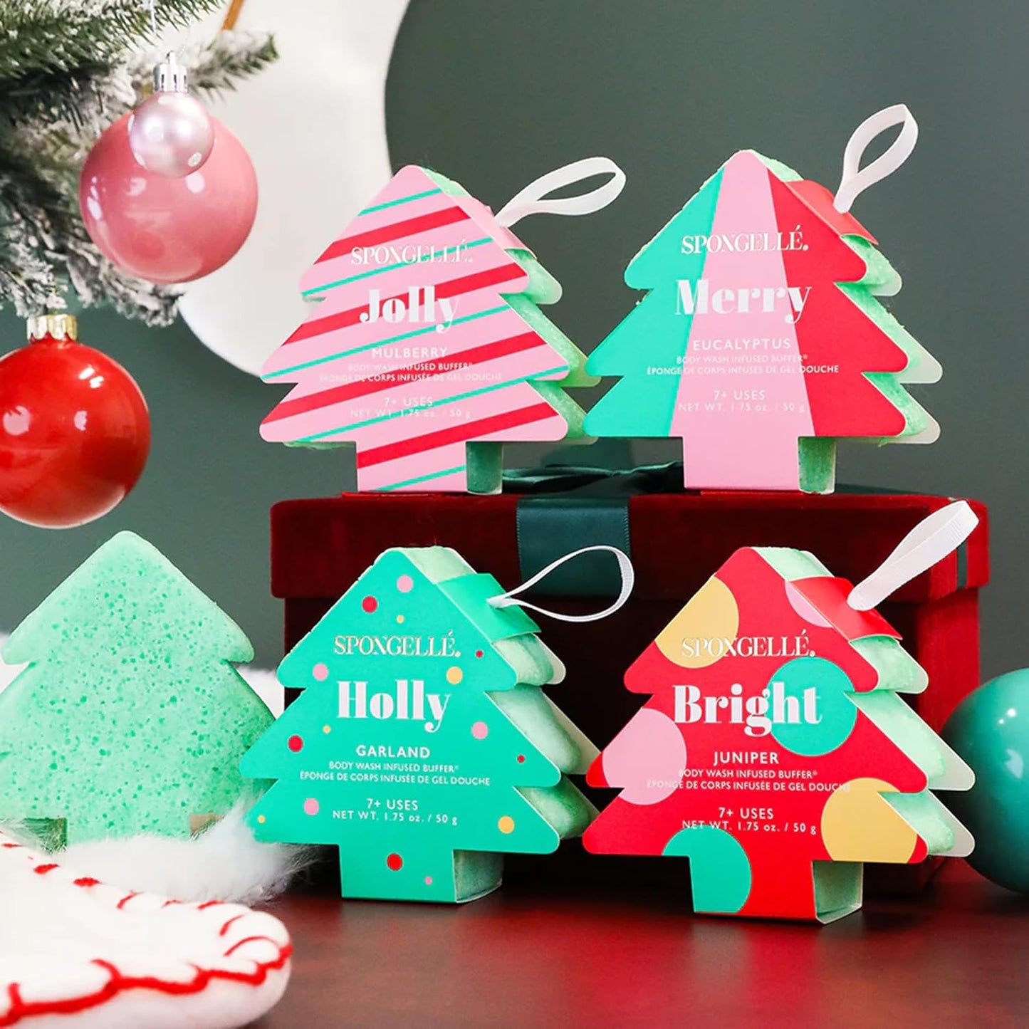 Spongelle Holiday Tree Assorted Pack