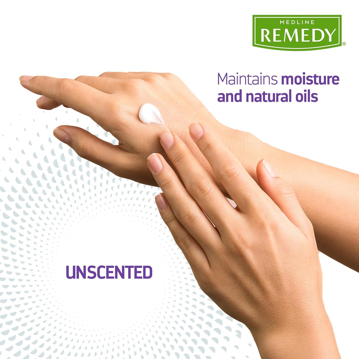 Medline Remedy Clinical Skin Cream Moisturizer, Unscented (4 fl oz), 12 Count Nourishing for Dry Skin, Paraben and Sulfate-Free Moisturizing Cream for Face and Body, Lotion for Sensitive Skin