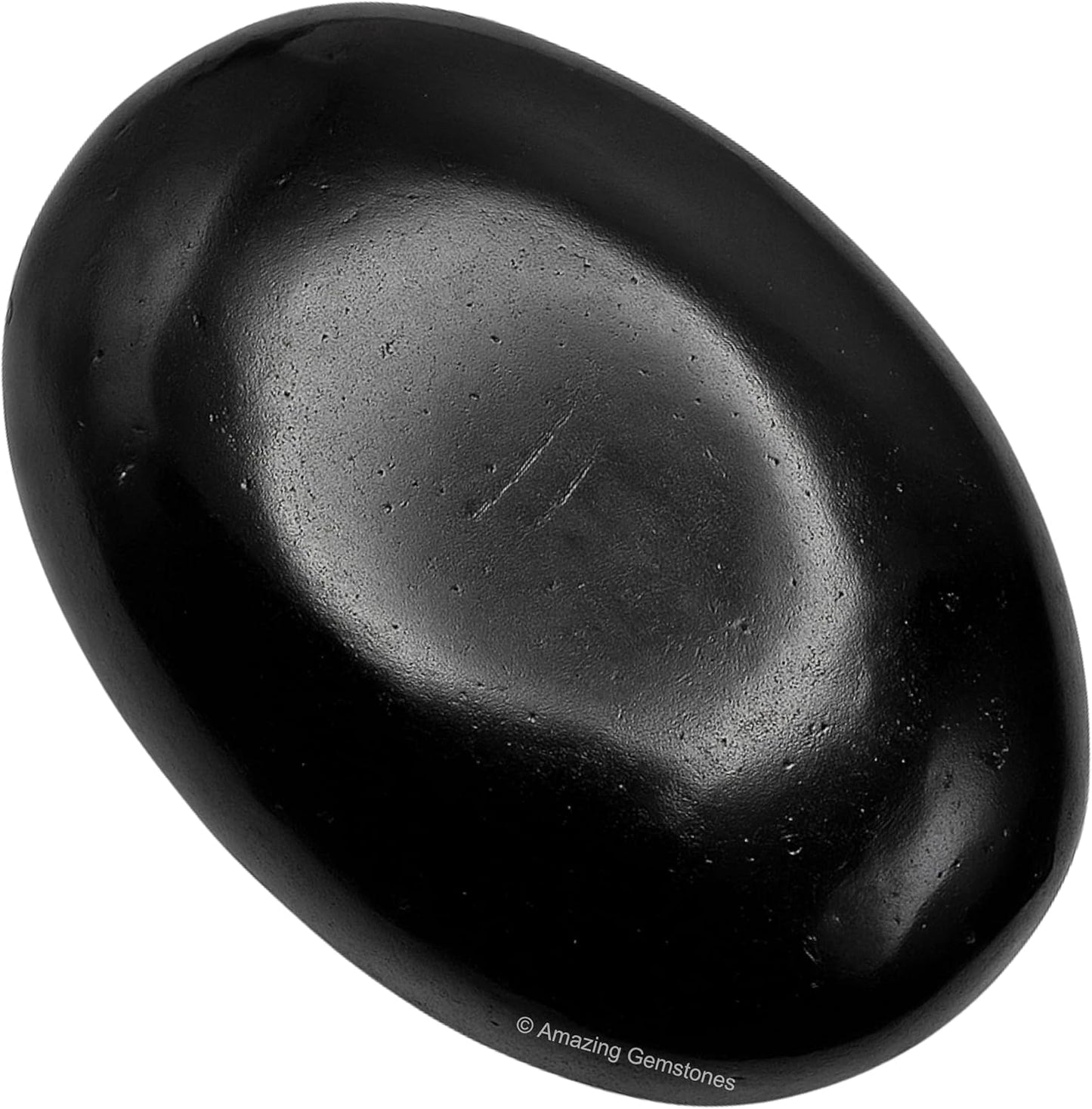 Amazing Gemstone Natural Black Tourmaline Crystals and Healing Stones - Large Palm Stone Crystals Piedra - Crystal for Protection, Meditation - Unique Stocking Stuffers and Birthday Gifts for Women