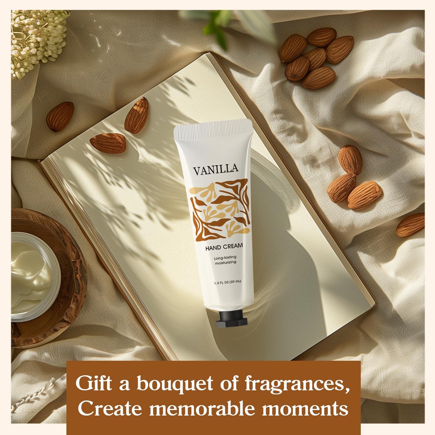 BODY & EARTH # LOVE 72 Pack Natural Plant Fragrance Moisturizing Hand Cream for Dry Hands Hand Cream Gift Set For Women and Girls Hand Lotion Travel Size with Shea Butter Gifts for Women 72x1.0 oz