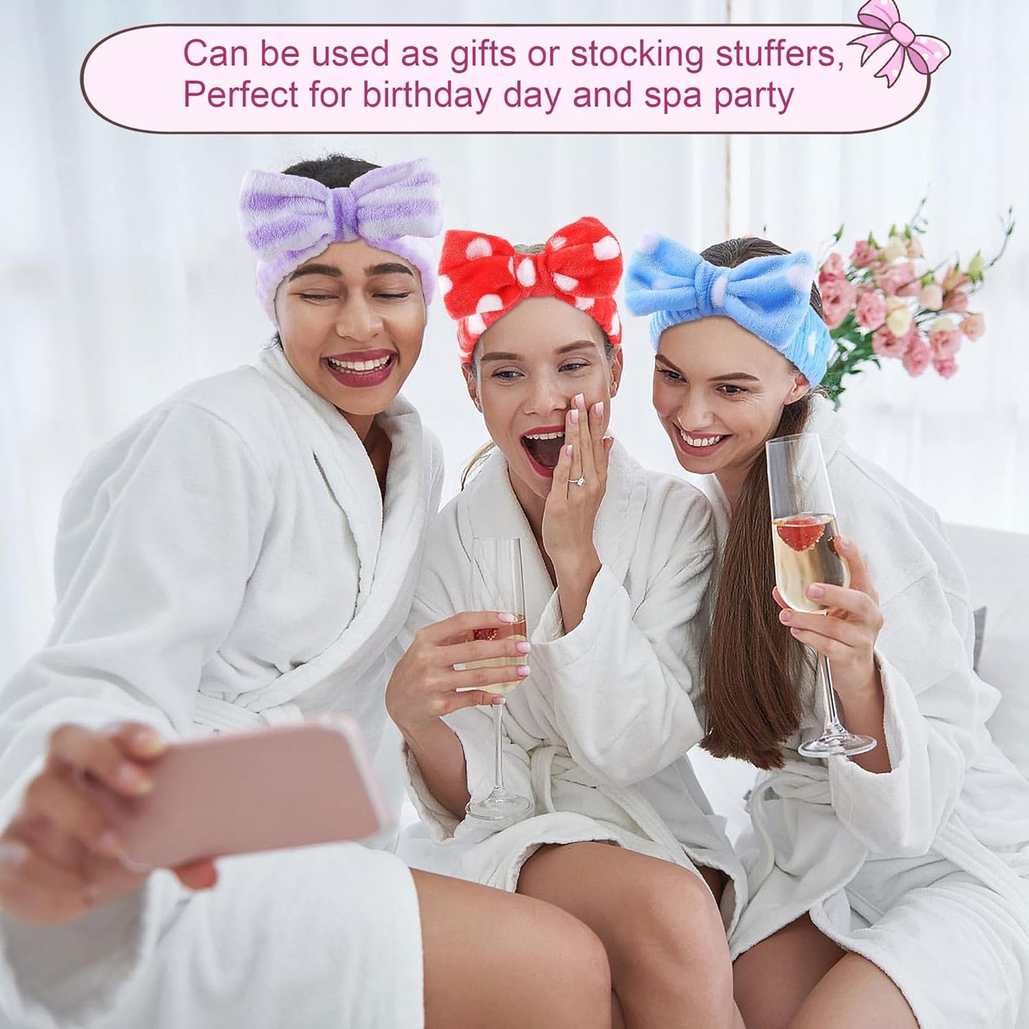 WSYUB Skincare Headband, 6pcs Headband for Washing Face,Spa&Makeup Headbands