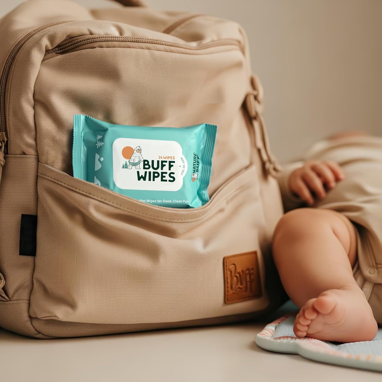 Multi-Use Wet Wipes for Babies & Adults - 99.7% Pure, Plastic-free, Biodegradable & Unscented Body Wipes - 24 Wipes Per Pack (Total 288 Wipes)