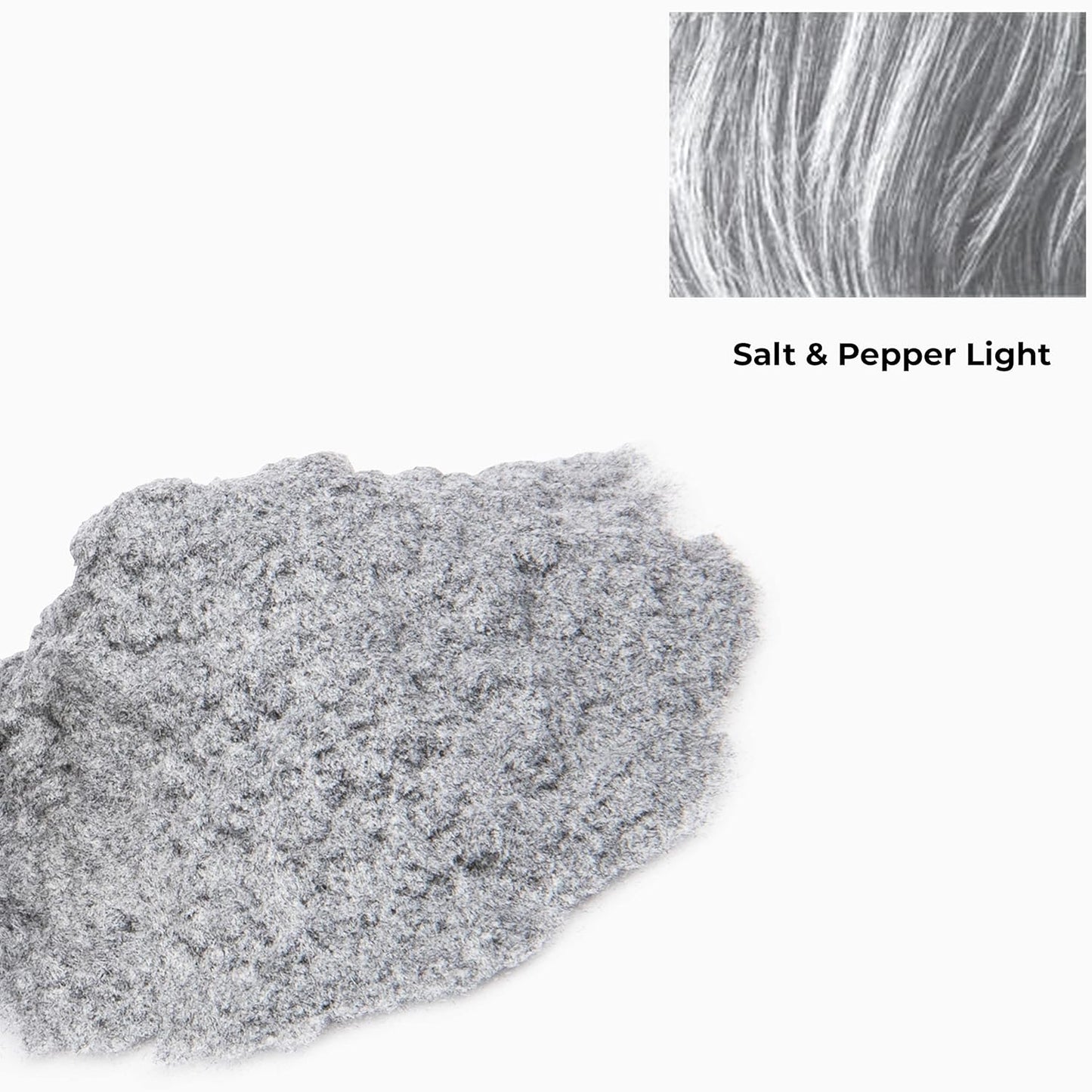 Caboki Hair Building Fiber + Built-In Spray Applicator (30-50 days supply). Salt & Pepper Light