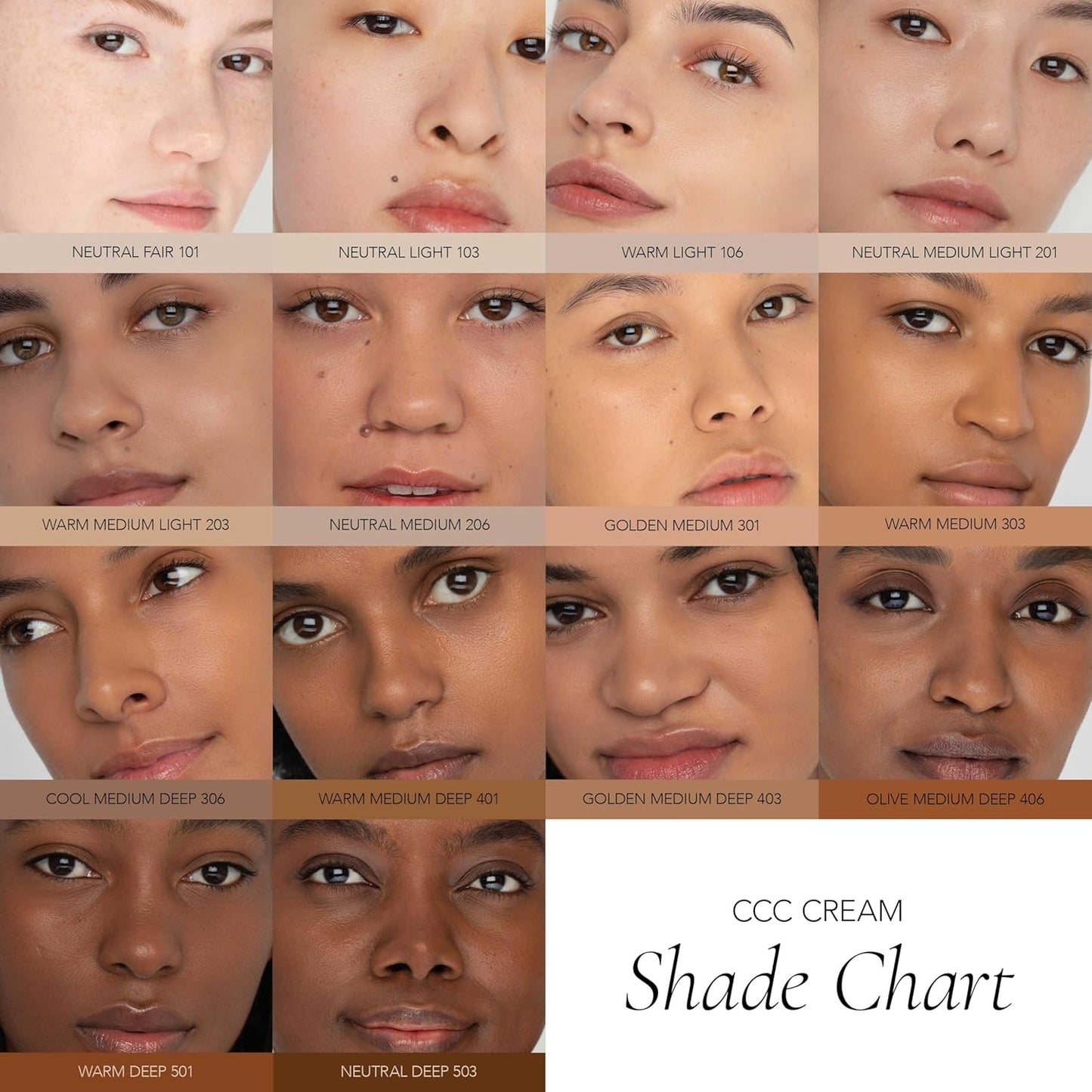 CLE Cosmetics CCC Cream (Warm Light 103 / SPF 50) - Color Correcting With Sunscreen - Lightweight, Hydrating Foundation - BB & CC Hybrid - Light to Medium Coverage - 1 fl oz