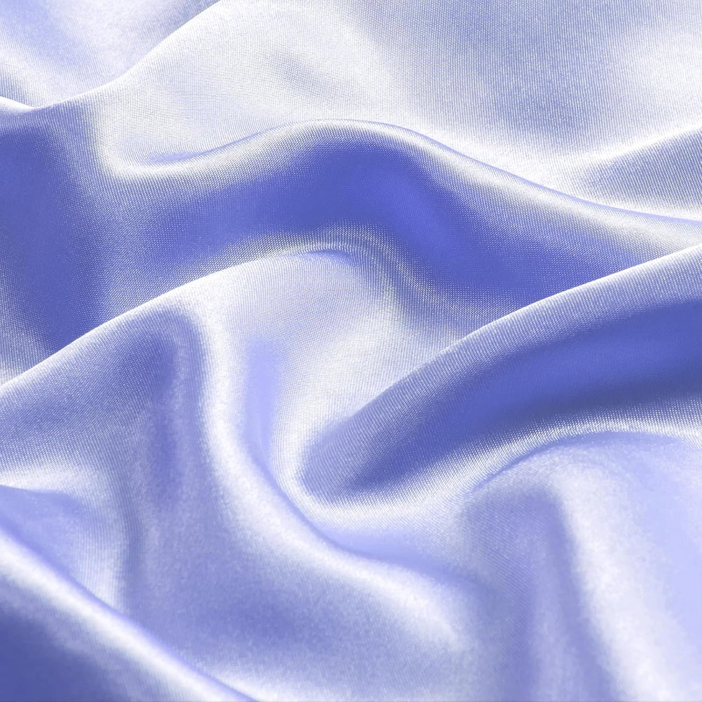 BEDELITE Satin Body Pillow Cover 2 Pack, Super Soft and Cooling Body Pillow Pillowcase for Hair and Skin, Breathable Silky Full Long Pillowcase Cover(20"x54", Lilac)