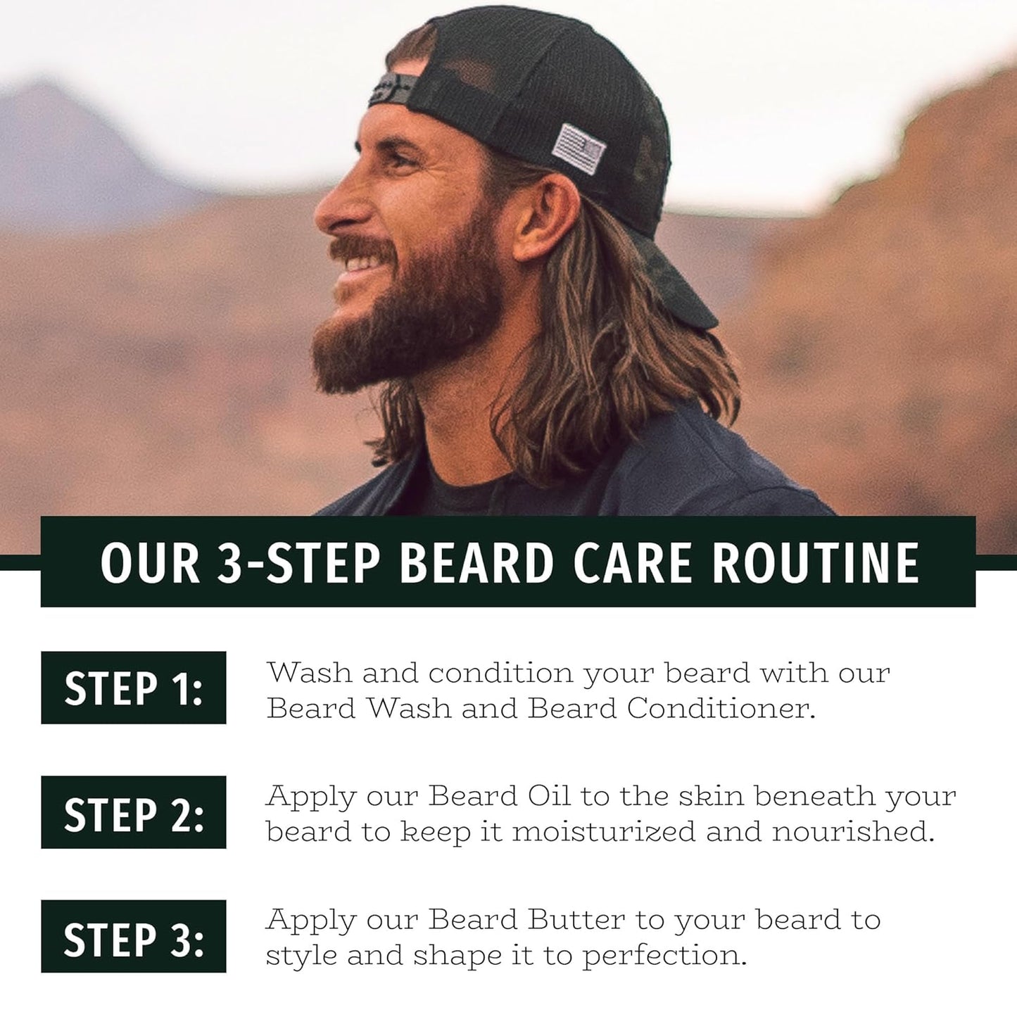 Live Bearded Beard Wash, 8 fl oz - Water-Based Face Cleanser with All-Natural Ingredients for a Gentle, Deep Clean - Made in the USA | Forge Scent - Hinoki Cypress, Clove, Amber