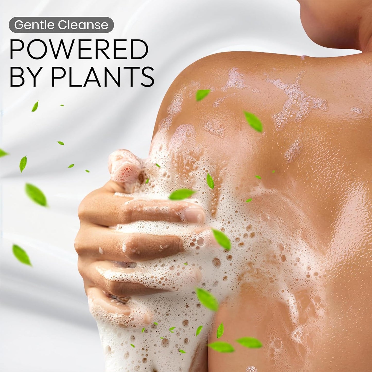 Botanist Shea Butter Body Wash for Women & Men, Foaming Body Wash for Sensitive Skin with Coconut Oil & Almond Extract, Sulfate & Paraben Free Whipped BODY WASH from Japan 15.2 Fl Oz LILY & RASPBERYY