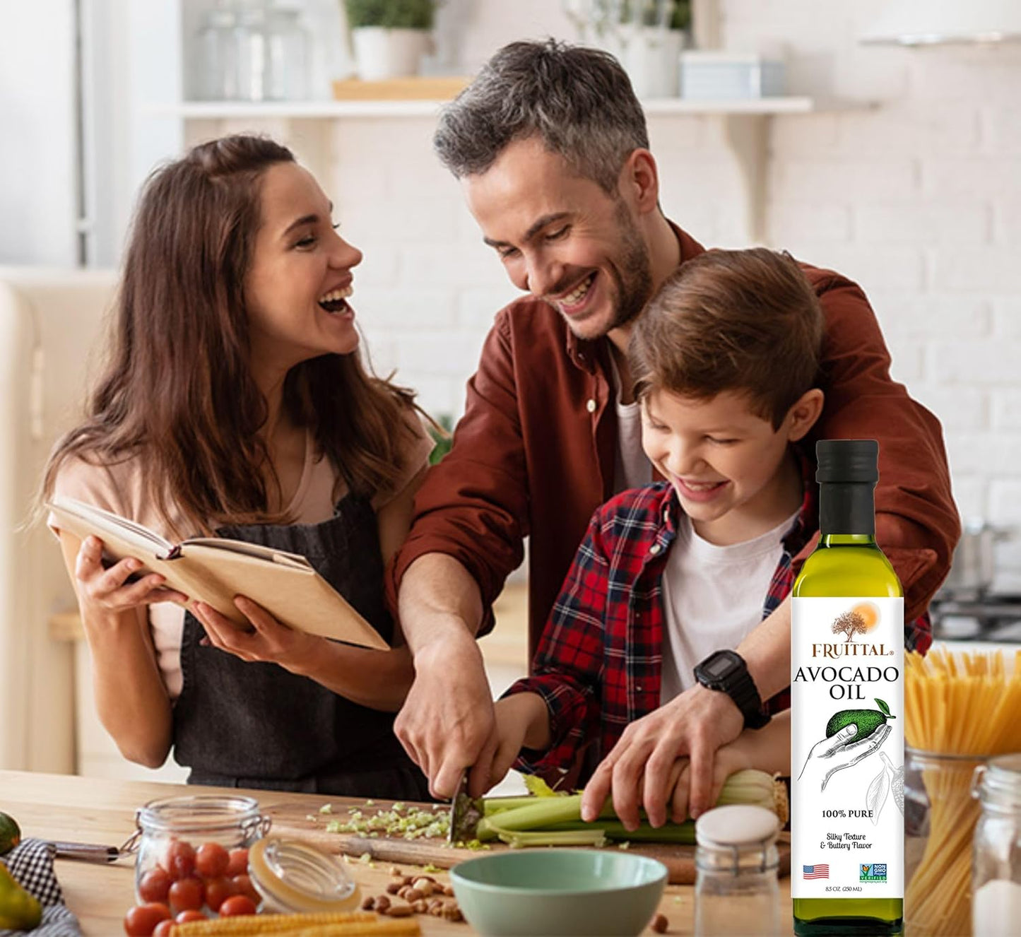 Fruittal Avocado Oil – 100% Pure, Made in the USA, and Rich in Health Benefits (16.9 Oz)