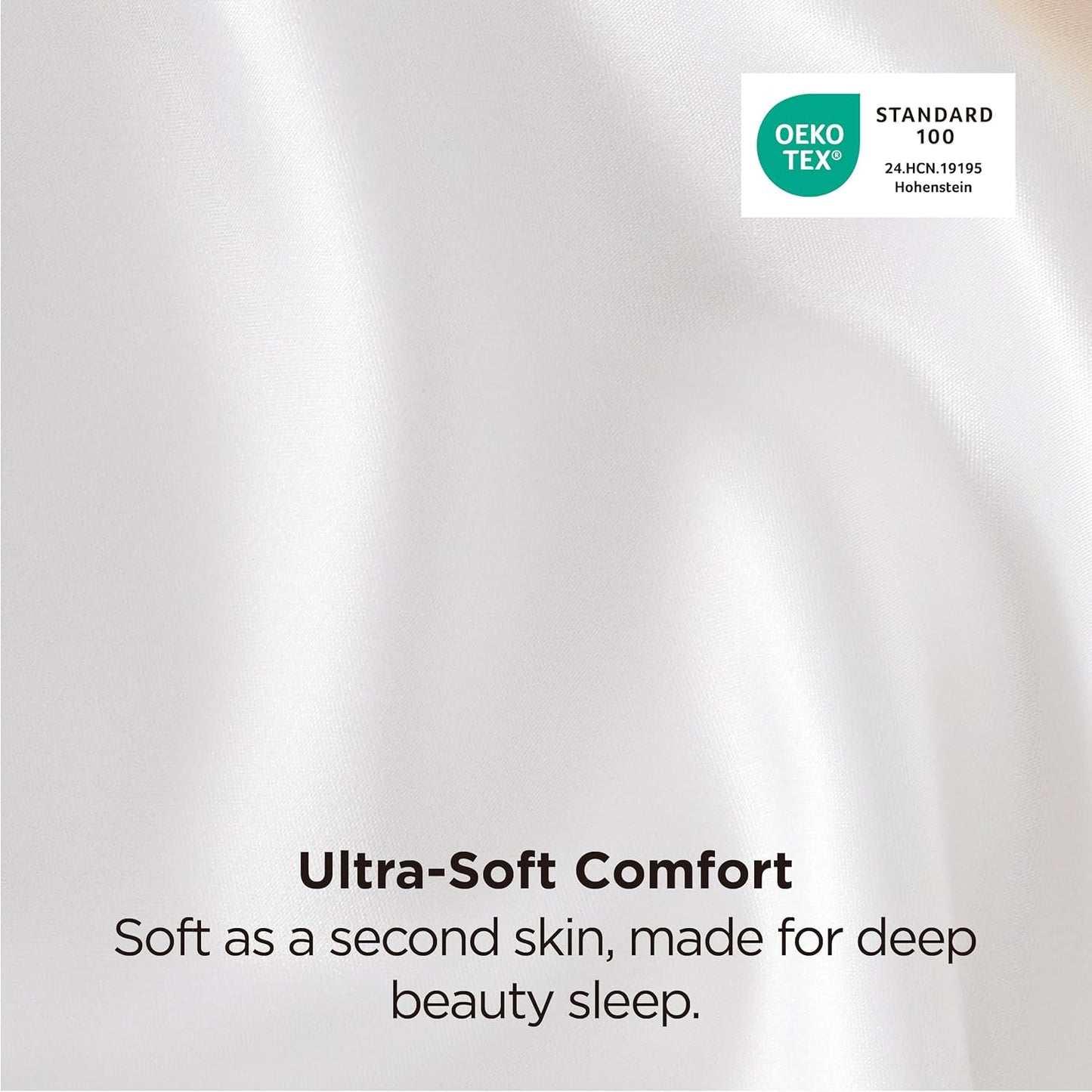 Bedsure Satin Pillowcases, Similar to Silk Pillow Cases Queen Size Set of 2, Pure White Cooling Pillow Case for Sleeping Women with Envelope Closure, Gifts for Women Men, 20x30 Inches, 2pcs