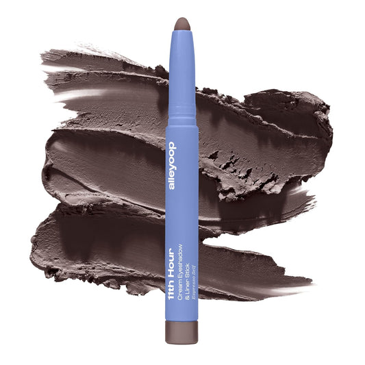ALLEYOOP 11th Hour Cream Eye Shadow Sticks - Espresso Self (Matte) - Award-winning Eyeshadow Stick - Smudge-Proof and Crease Proof for Over 11 Hours - Easy-To-Apply and Compact for Travel, 0.05 Oz
