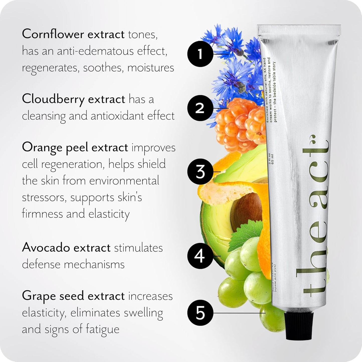 The Act Hand Cream for Women & Men, Luxurious Moisturizing Care with Almond Milk, Chocolate & Incense - Restores Skin Softness with a Warm, Lasting Fragrance, Organic, Vegan (2 Fl Oz, XX)