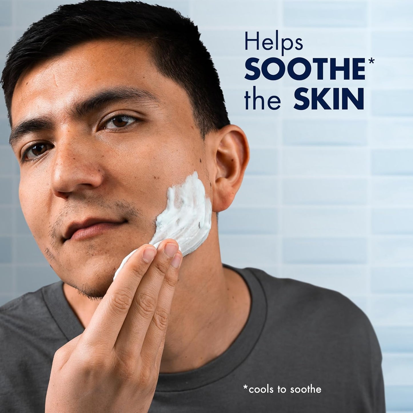 Gillette Series 3X Moisturizing Shave Gel, 6 Count, 7oz Each, Lubrication to Protect Against Irritation, Blue-White, 7 Ounce (Pack of 6)