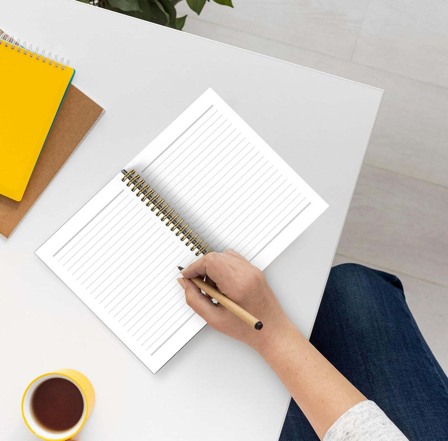 Boho Yellow Sun Sunshine Notebook Journal, Sunshine Gifts for Women, Cute Notebooks for Office, Notebooks for Work Note Taking, Spiral Notebook 5.5x8.3 with 164 Pages