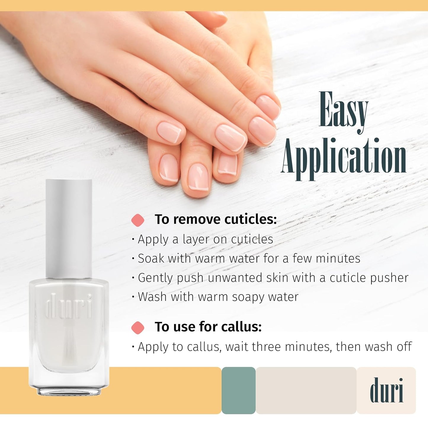 duri Cuticle Remover - Cuticle Softener, Callus Remover, 0.45 fl. oz.