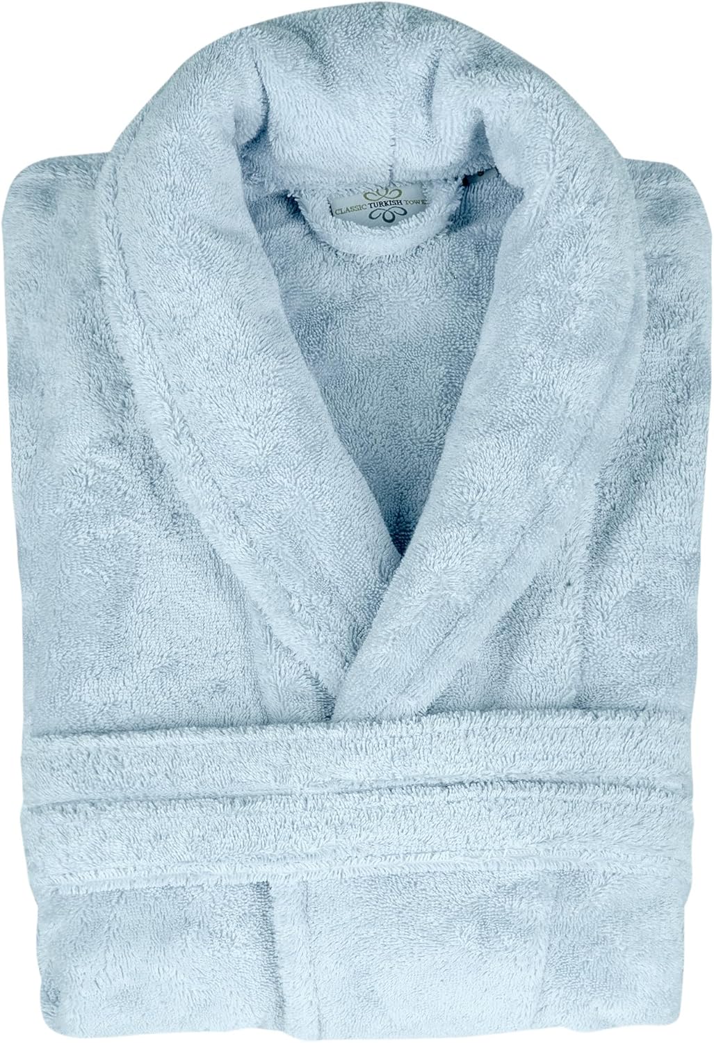 Classic Turkish Towels CTT Premium 100% Turkish Cotton Terry Cloth Bath Robe for Women & Men, Soft & Plush Long Unisex Robe