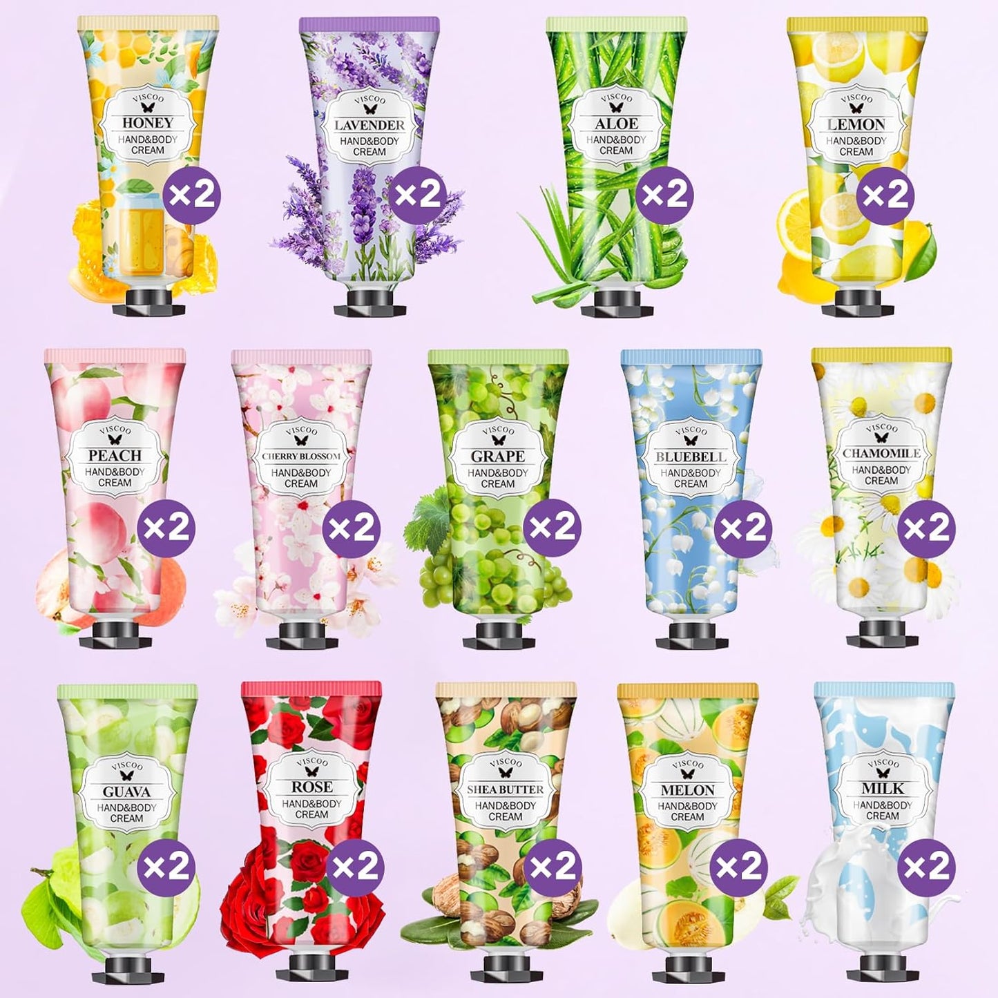 28 Pack Hand Cream Gifts Set for Women, Stocking Stuffers for Women,Teengirls, Christmas Gifts Bulk Gifts,Small Gifts,Mini Moisturizing Hand Lotion Travel Size in Bulk for Dry Cracked Hands