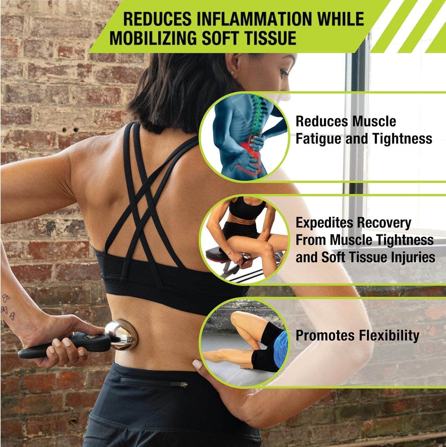 Pro-Tec Athletics Rollers, RM Extreme, RM Extreme Mini Roller, Cryosteel Ice Roller, Portable Roller, Deep Tissue Massage, Muscle Relief, Hamstring, Quadriceps, Multi-Directional, Enhance Performance