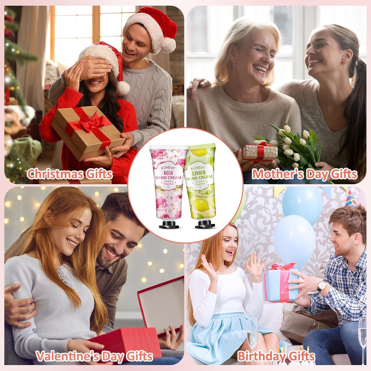 112 Pack Moisturizing Hand Cream Set, Christmas Gifts and Stocking Stuffers for Women, Bulk Hand Lotion Travel Size for Dry Cracked Hands, Mini Hand Cream for Mom Gifts, Teacher Gifts, Birthday Gifts