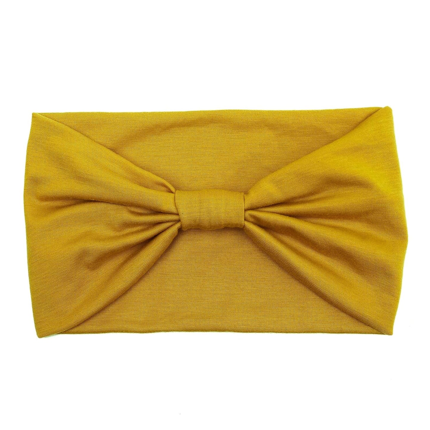 Wide Headbands for Women Black Stylish Head Wraps Boho Thick Hairbands Large African Sport Yoga Turban Headband Hair Accessories (Pack of 4)