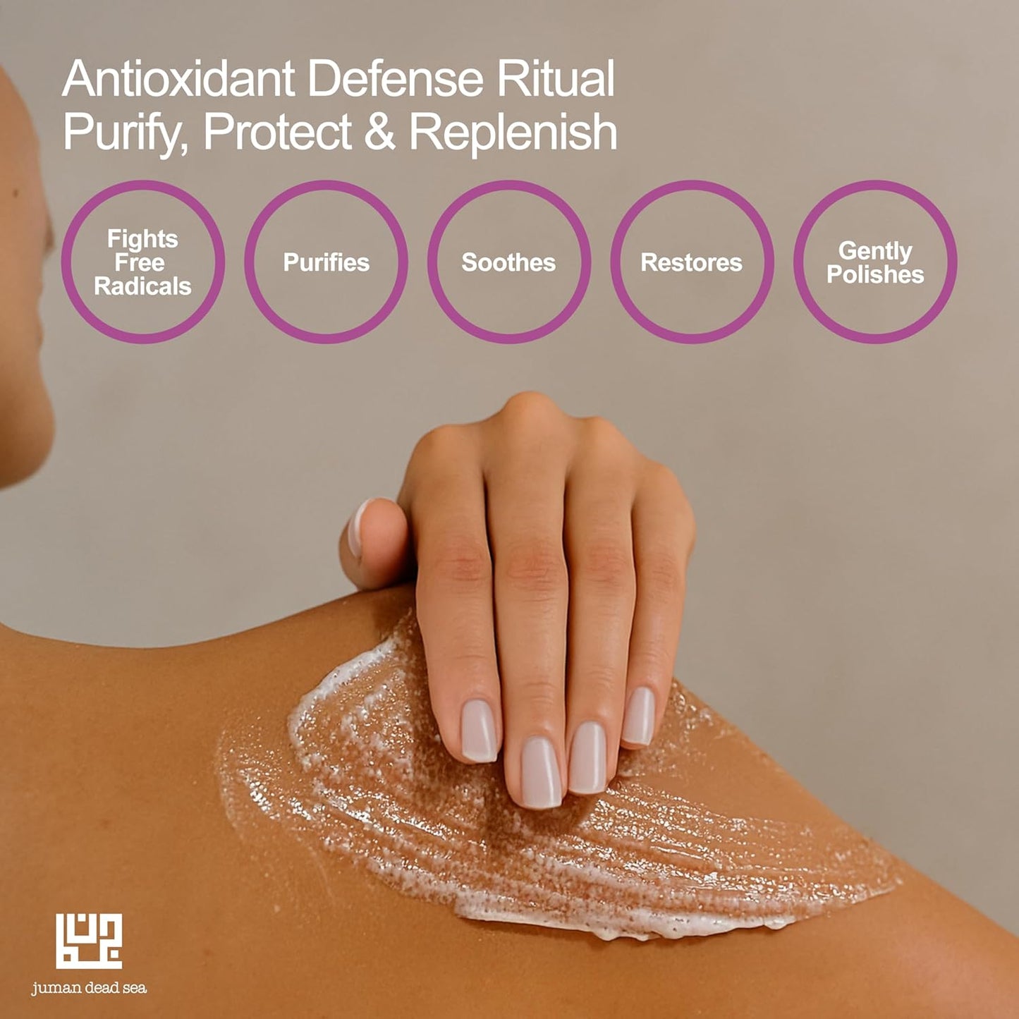 Juman Dead Sea Minerals Exfoliating Body Scrub Set | Infused with Essential Oils | Regular Body Care Kit | SlS & Paraben Free | Vegan | Scrub Pack of 3