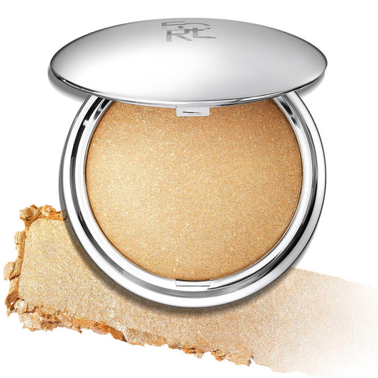 FOCALLURE Shimmer Face Highlighter Makeup Powder, Gel to Powder Glow Finish, Leaving a Lightweight & Healthy Radiance, Long Lasting Luminous Face Body Highlighter Makeup,GD02 Escape Into Hyperspace