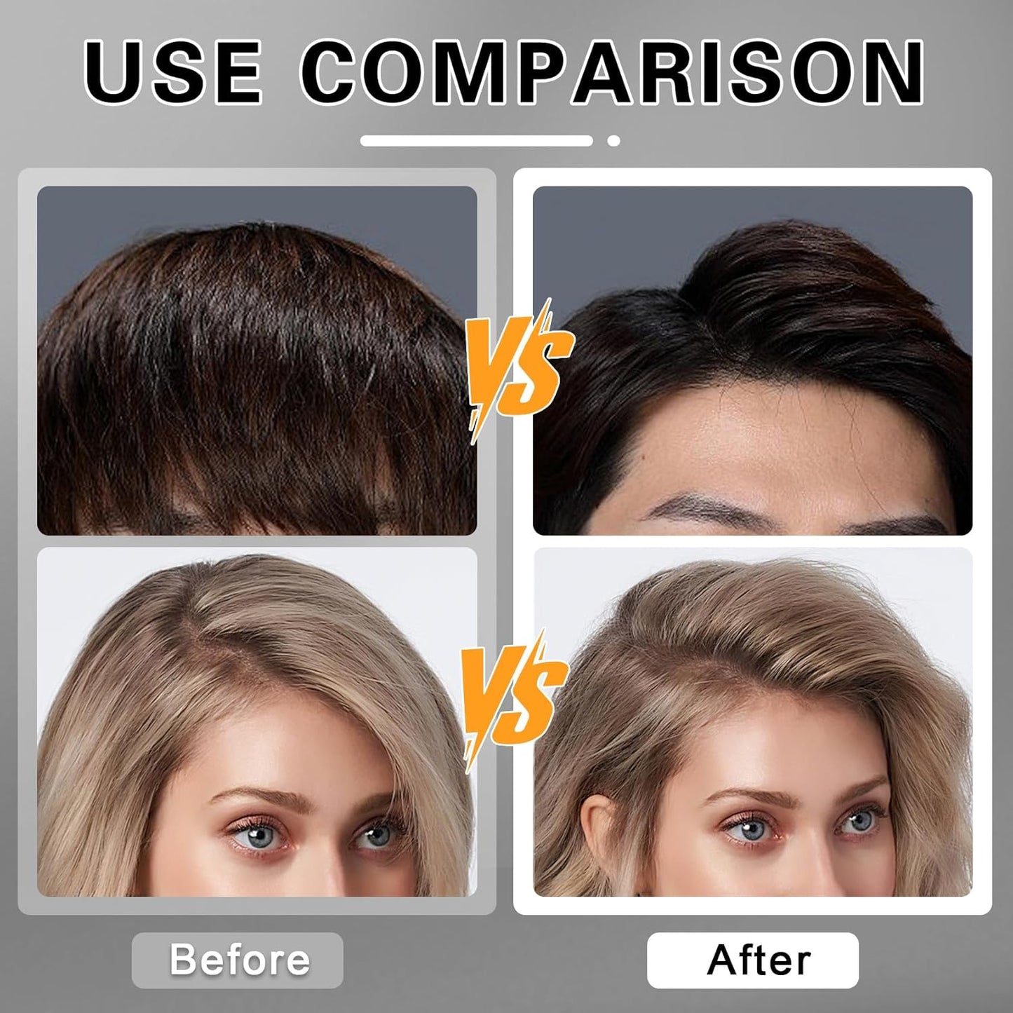 Hair Texture Styling Powder for Men & Women, Hair Texturizing & Volumizing Powder Add Instant Volume Long-Lasting Hold Non-Greasy Matte Finish for All Hair Types - 0.52 Oz