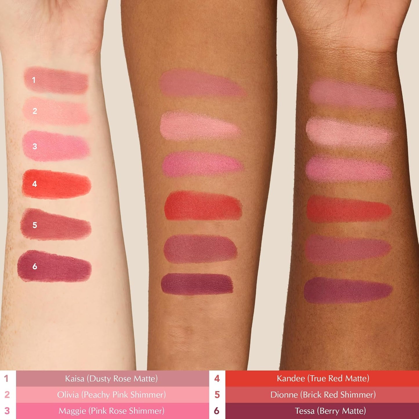 Thrive Causemetics Triple Threat Color Stick: Cream Blush Stick with Vitamin E, Evening Primrose Oil, Waterproof Smudge Proof Face Makeup Formula, Kandee (True Red Matte)