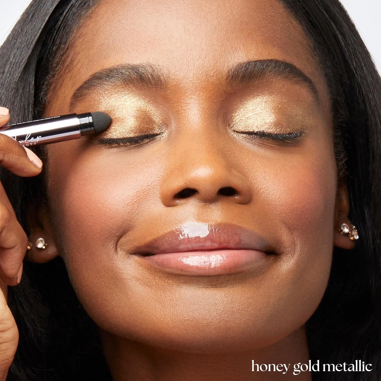 Julep Eyeshadow 101 Cream-to-Powder Waterproof Shadow Stick – Honey Gold Shimmer – Long-Lasting, Crease-Proof, Warm Golden Shimmer Cream Eyeshadow with Built-in Smudger