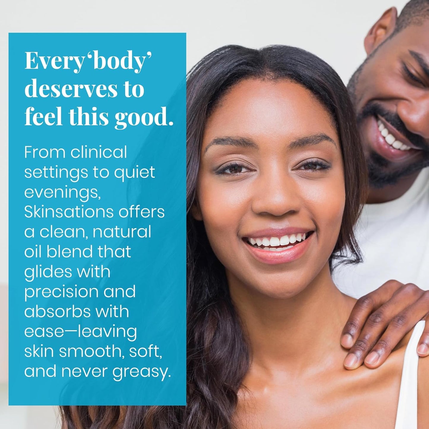 Skinsations - Unscented Massage Oil for Massage Therapy - 8oz | Fragrance-Free Body Oil for Sensitive Skin & Aromatherapy | Sweet Almond, Jojoba, Coconut & Grapeseed Oils