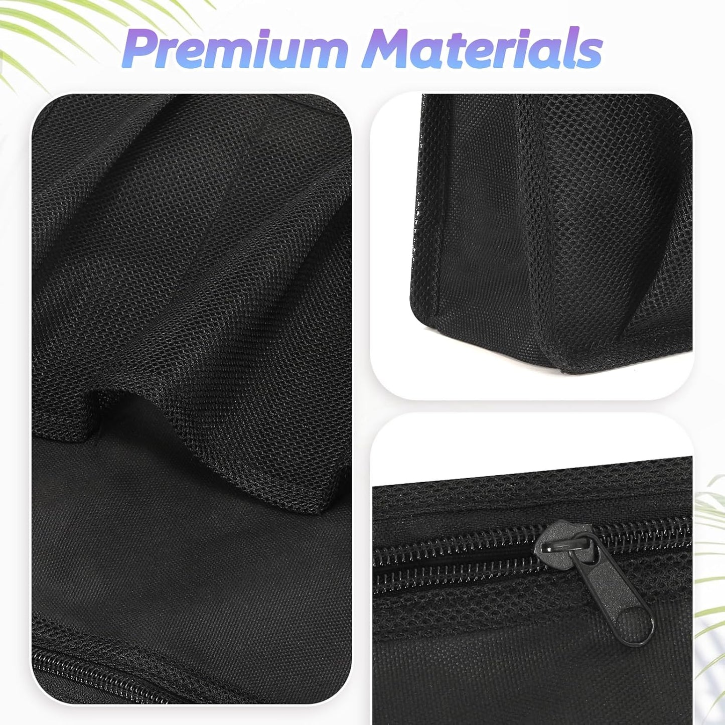 Portable Shower Caddy, Gym Travel Camp Dorm Room Essentials for College Student Boy Girl，Black Bathroom Mesh Shower Bag