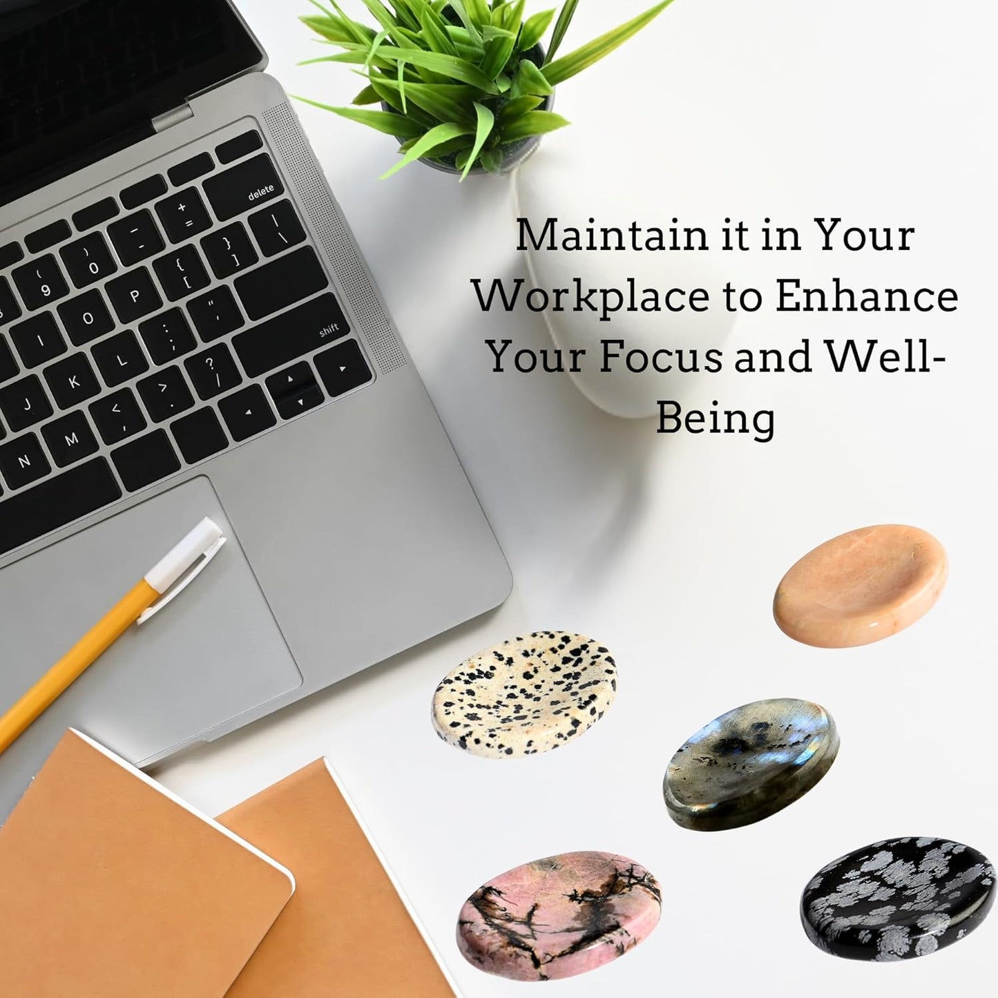 Pack of 12 Worry Stones Bulk Set – Wholesale Bulk Crystal Thumb Worry Stone for Anguish, Stress – Relaxing and Soothing Balance Stones for Meditation – Healing Stones and Crystals for Women and Men