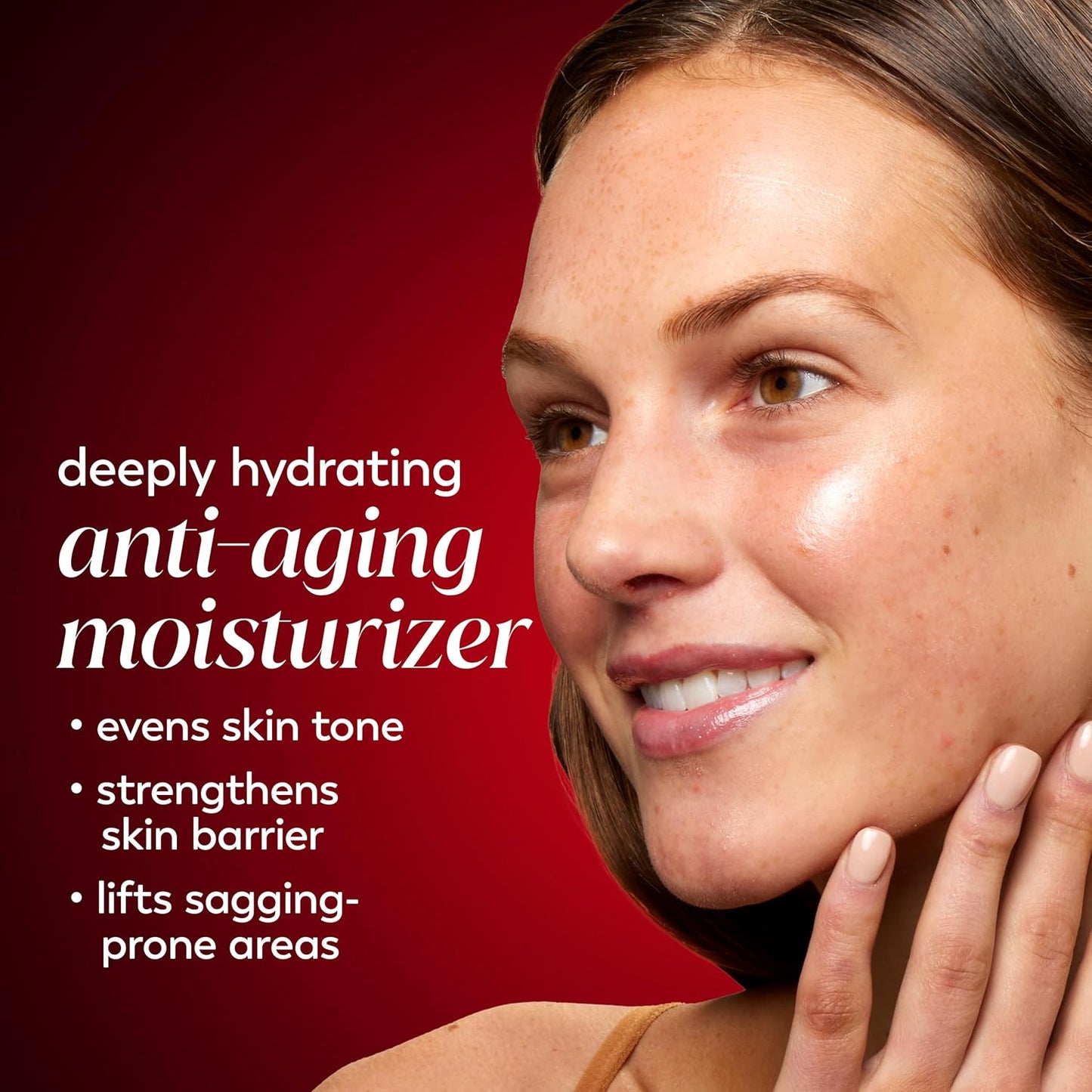 Olay Regenerist Niacinamide Face Moisturizer, Strong & Firm Cream for Women, Anti-Aging, Anti-Wrinkle, Firming Skin Care, Evens, Hydrates to Repair Barrier, Recyclable Eco Jar, Non-Greasy, 2 oz