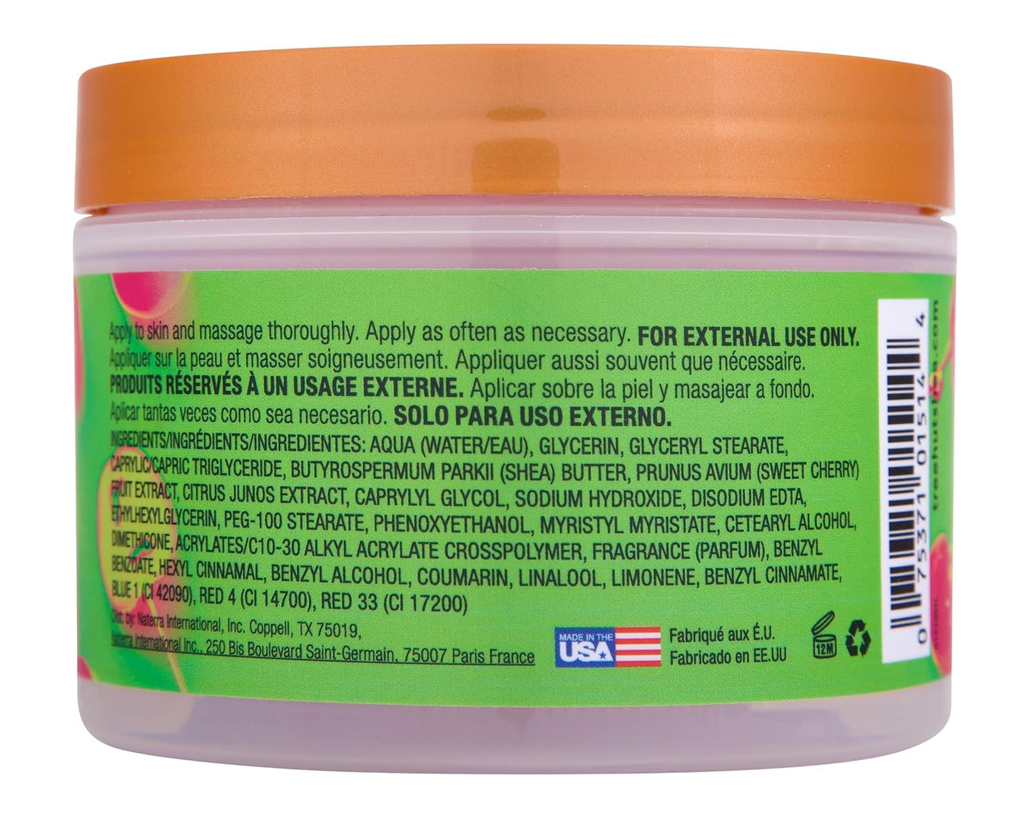 Tree Hut Cherry Rave Whipped Shea Body Butter | Long-lasting Hydration Leaves Skin Feeling Soft & Moisturized | Limited Edition Fall | Nourishing Essential Body Care | 8.4 fl oz.