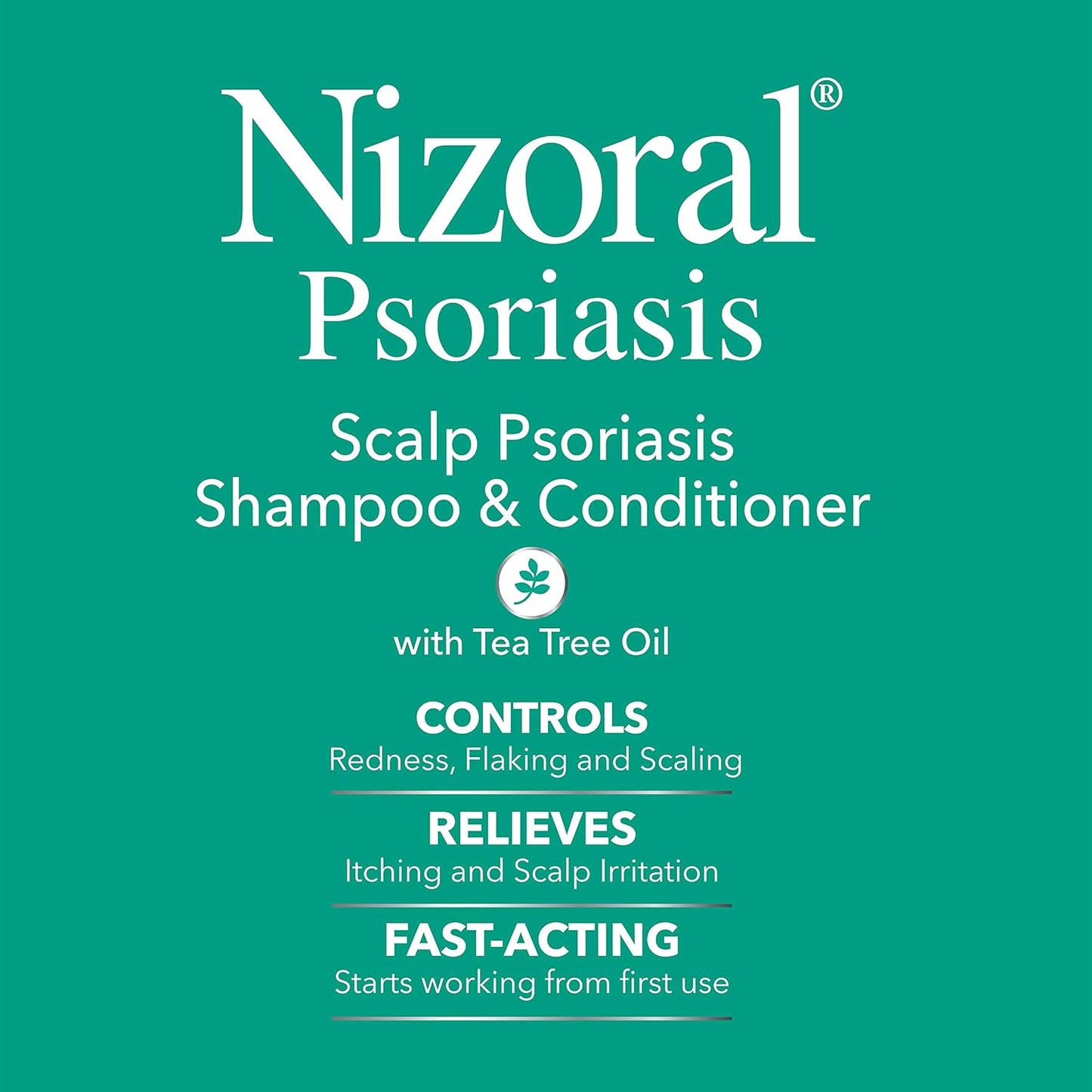 Nizoral Psoriasis Shampoo & Conditioner - Effective Scalp Psoriasis Treatment, 11 Ounce