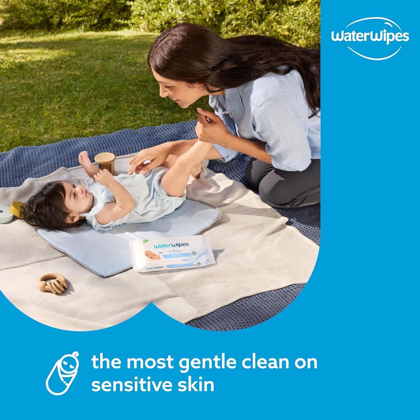 WaterWipes Bundle, Original 300 Count (5 packs) & Textured Clean Wipes 240 Count (4 packs), Plastic-Free, 99.9% Water Based Wipes, Unscented, Hypoallergenic for Sensitive Skin, Packaging May Vary