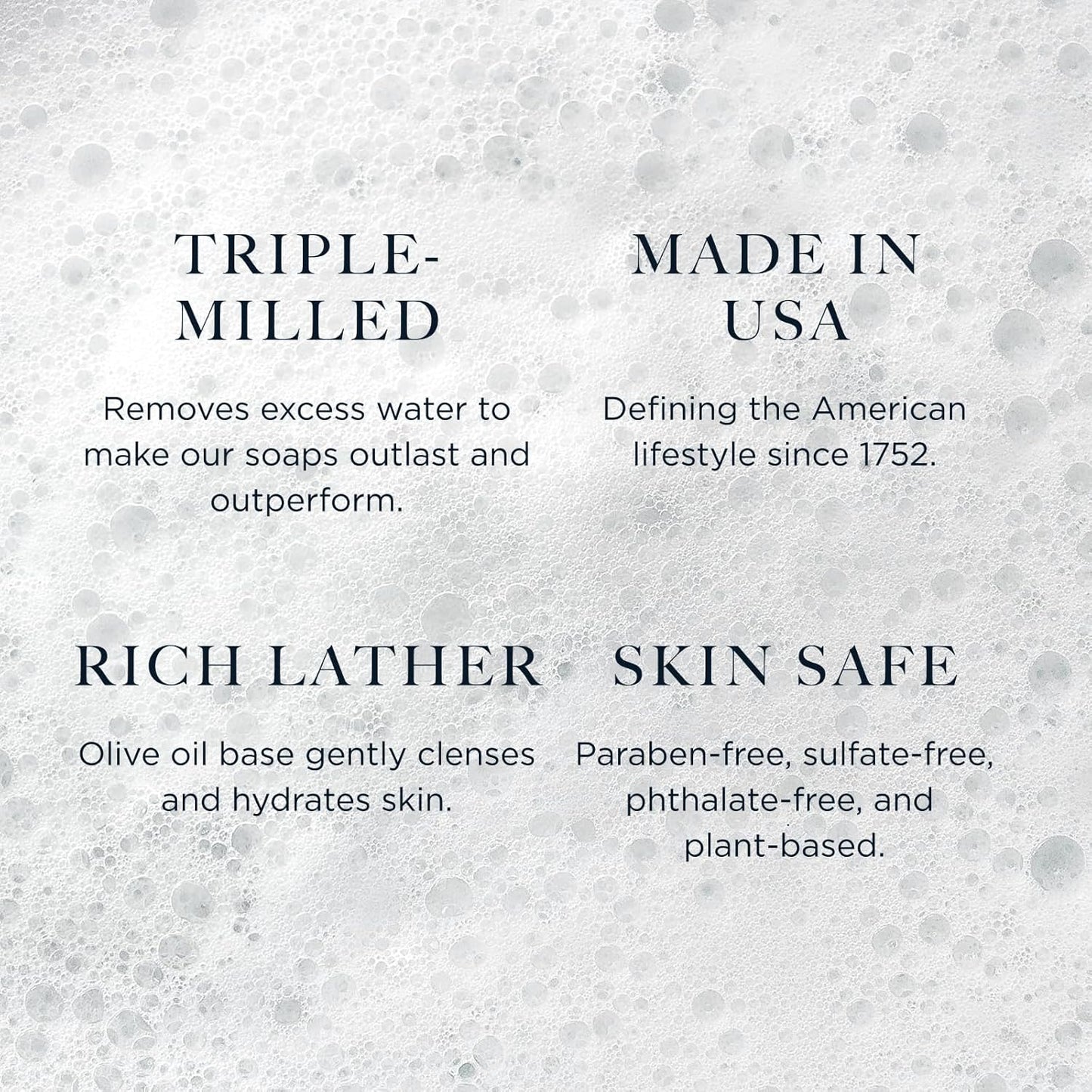 Caswell-Massey Almond Natural Bar Soap for Men & Women, Moisturizing Body Soap Bar for All Skin Types, Made with Essential Oils & Plant-Based Formula for Soft Skin, Made in USA, 5.8 oz