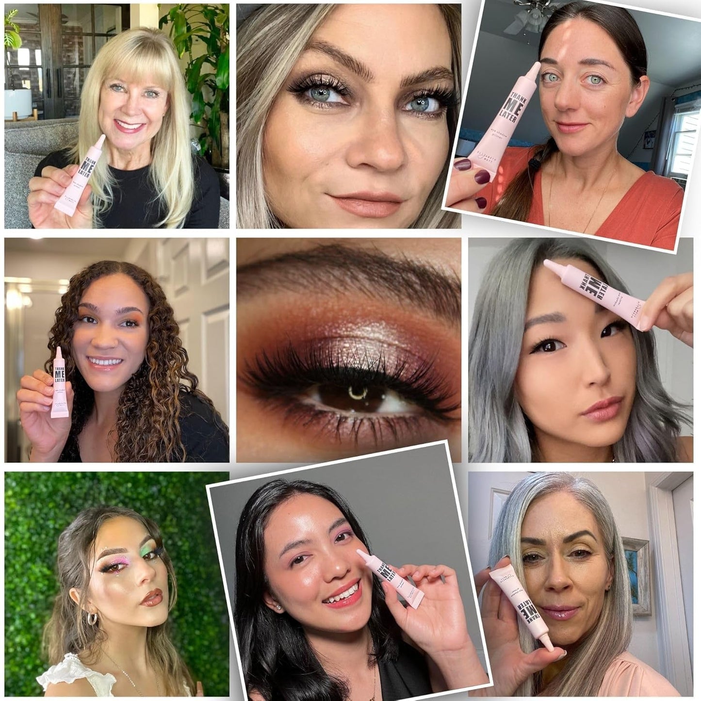 Elizabeth Mott Thank Me Later Color Correcting & Eye Primer Duo – Face Primer with Niacinamide for Redness Control & Smooth Makeup Base – Eye Primer for Long-Lasting, Crease-Free Eyeshadow – 30g + 10g