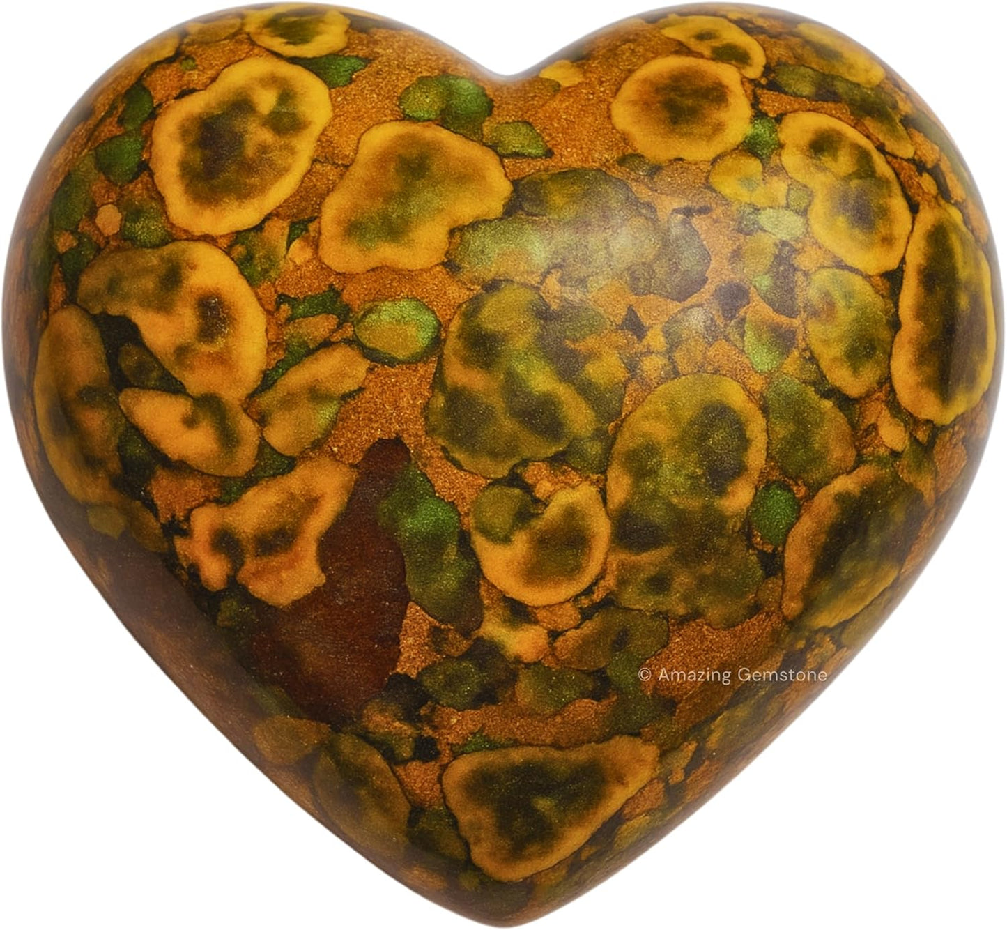 Handmade Heart for Home Decor (Fruit Jasper)
