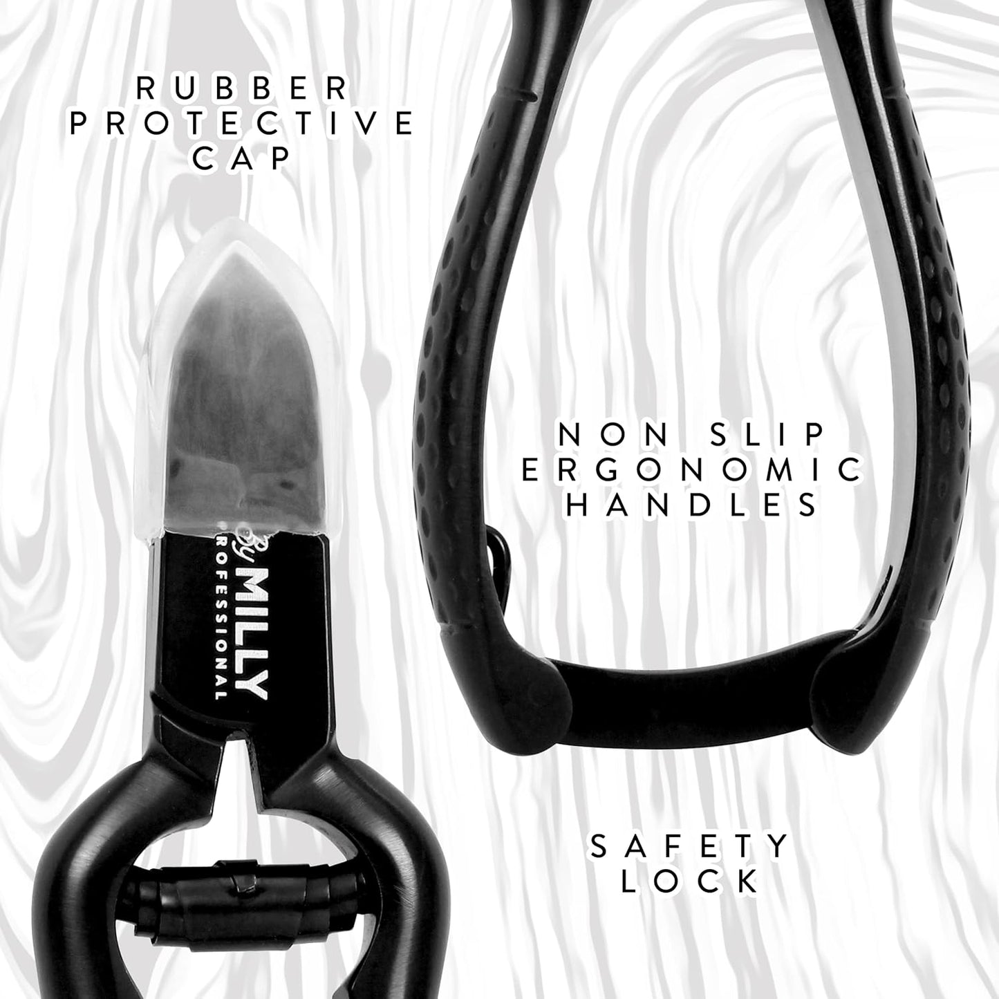 Heavy Duty Toenail Clippers for Thick Toenails | High Carbon Stainless Steel | Trim Thick or Hard Toenails | Professional Nail Clippers for Seniors & Podiatrist Toenail Clippers (Black)