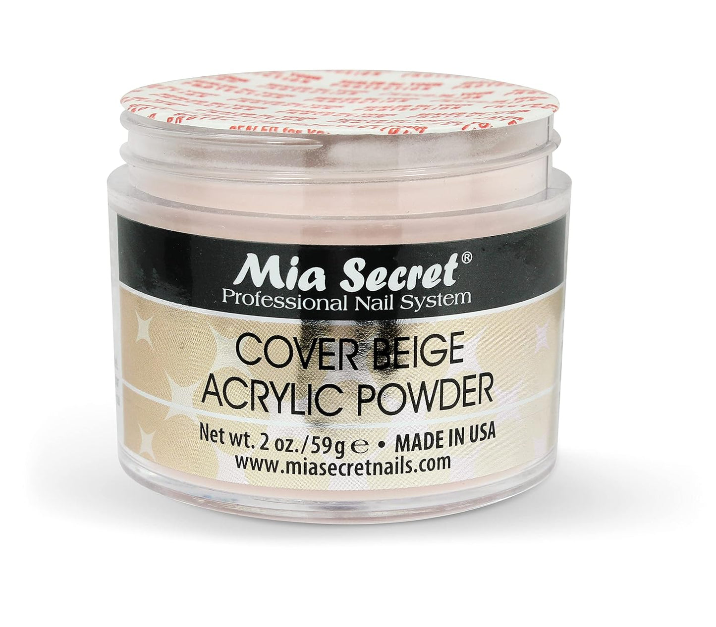Mia Secret Cover Beige Acrylic Powder (2 Ounce (Pack of 1))